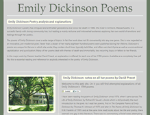 Tablet Screenshot of emilydickinsonpoems.org